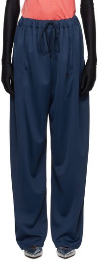 Julie Kegels Pantalon de détente Pifty bleu marine et noir exclusif à SSENSE