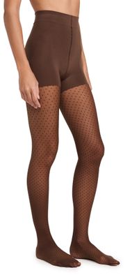 Wolford Control Dots Tights Umber M
