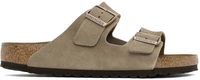 Birkenstock Taupe Regular Arizona Soft Footbed Sandals