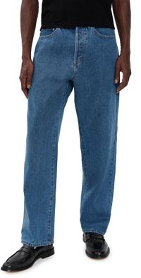 Obey Classic Baggy Denim Pants Medium Stone Wash Light Indigo 36