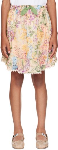 ZIMMERMANN Kids Multicolor Halliday Flip Skirt