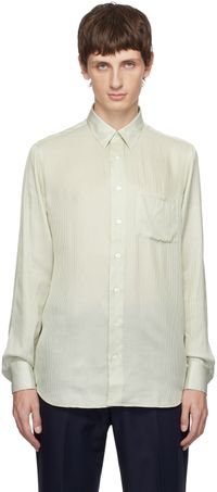 Lardini White Striped Shirt