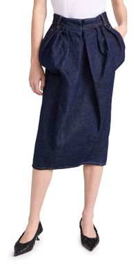 Maison Margiela Midi Skirt Blue 38