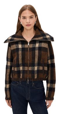 BLANKNYC Prep-Academy Sweater Brown Combo L