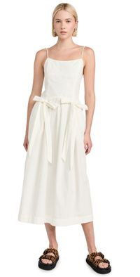 Damson Madder Penelope Dress White 8