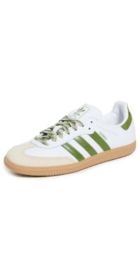 adidas Samba OG W Sneakers White/Tech Olive 6