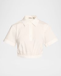 Nicky Short-Sleeve Crop Top