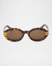 Harmony Oval Acetate Sunglasses