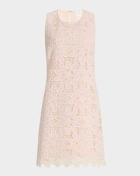 Darcy Sleeveless Floral Crochet Mini Dress