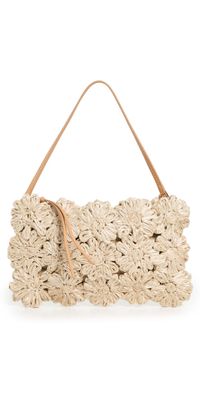 Poolside Bags The Ravello Floral Mini Bag Natural One Size