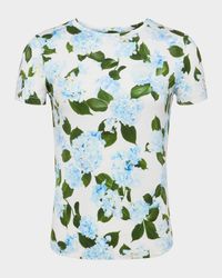 Ressi Short-Sleeve Hydrangea Tee