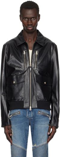 MACKAGE Blouson Chance noir en cuir