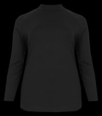 Mat Fashion - T-shirt col montant - Taille 50 - Noir