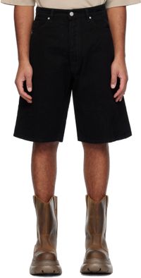 B1ARCHIVE Black Skater Denim Shorts