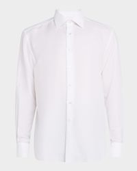 Men's Cotton-Linen Dress Shirt