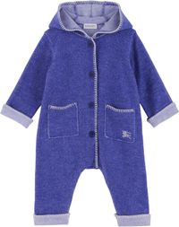 Burberry Bébé | Combinaison bleue en laine