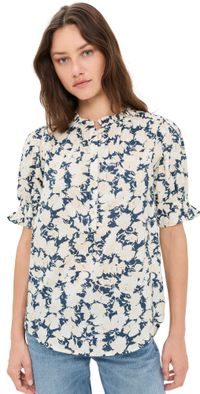 Apiece Apart Los Altos Top Alina Floral Cream XS