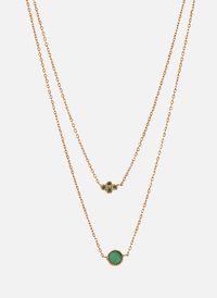 Aec Paris - Collier chaîne athéna - Taille Unique - Vert