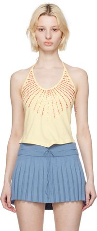 Gimaguas Yellow Priscilla Tank Top