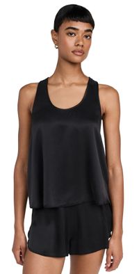 Lunya Washable Silk Tulip Back Set Deep Blue S