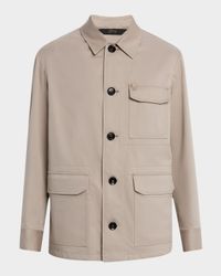 Men's Cotton and Wool Work Jacket