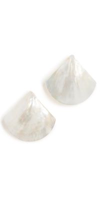 Ettika Rising Tide Pearl Studs White One Size