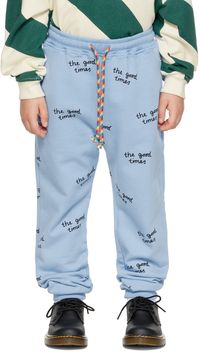 maed for mini Enfant | Pantalon de survêtement 'The Good Times' bleu