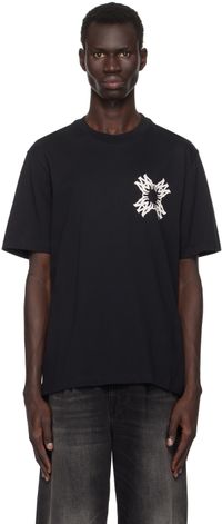 AMIRI T-shirt noir à quadrigrammes