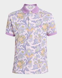 Men's Paisley Polo Shirt