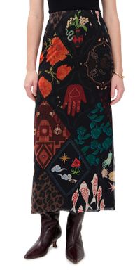 Never Fully Dressed Black Night Garden Mesh Dorris Skirt Black 4