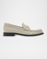 Cadet Grained Calf Leather Penny Loafers