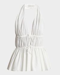 Ceana Halter Peplum Top