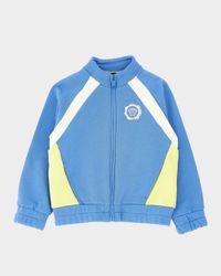 Boy's Medusa Stamp Printed Fleece Sweatshirt, Size 2-5
