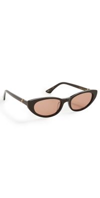 Luv Lou The Blair Sunglasses Dark Chocolate One Size