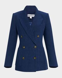 Chelsea Double-Breasted Linen Blazer