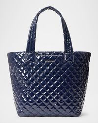 Metro Deluxe Medium Quilted Patent Tote Bag