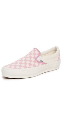 Vans U Lx Classic Slip-Ons Checkerboard Pink Dawn M 6.5/ W 8