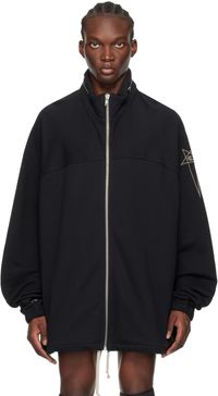 Rick Owens Black Champion Edition Jumbo Hoodie