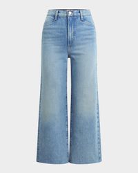 The Mischa Super High-Rise Wide Cropped Jeans