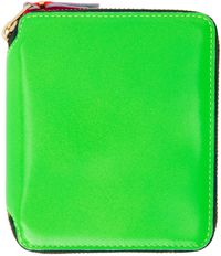 COMME des GARÇONS WALLETS Green Super Fluo Line Wallet
