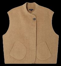 Soeur - Blouson court col montant en laine mélangée - Taille 3 - Beige