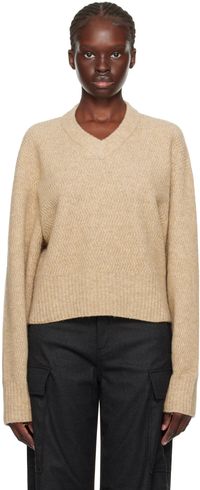 Filippa K Beige Structure Sweater