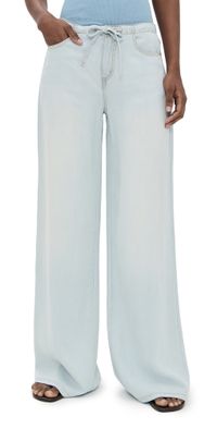 Splendid Lounge Denim Pants Bleached Indigo S