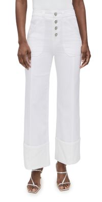 Cinq à Sept Cuffed Benji Pants White 00