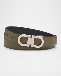 Men's Gancini Reversible Leather Belt