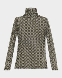 Hoyser Turtleneck Long-Sleeve Blouse