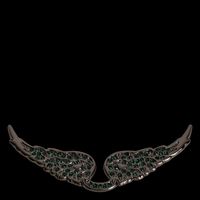 Zadig&voltaire - Charm ailes à strass - Taille Unique - Argent