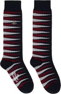 Vivienne Westwood Navy Game Socks
