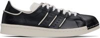 Y-3 Baskets Superstar noir et blanc cassé