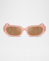 TY7219U Rectangular Acetate Sunglasses